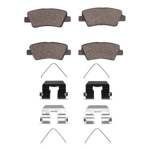 Hyundai Sonata Brake Pads - Rear - R1 Concepts - Ceramic - `09-`22